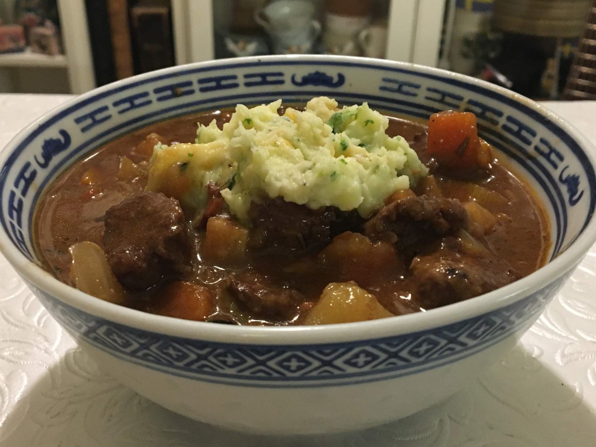 Traditional Irish Beef and Guinness Stew with Colcannon and Irish Soda&nbsp;Bread