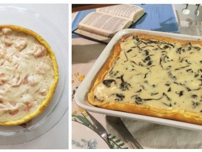 Oven Omelette with Shrimp or Mushroom&nbsp;Stew