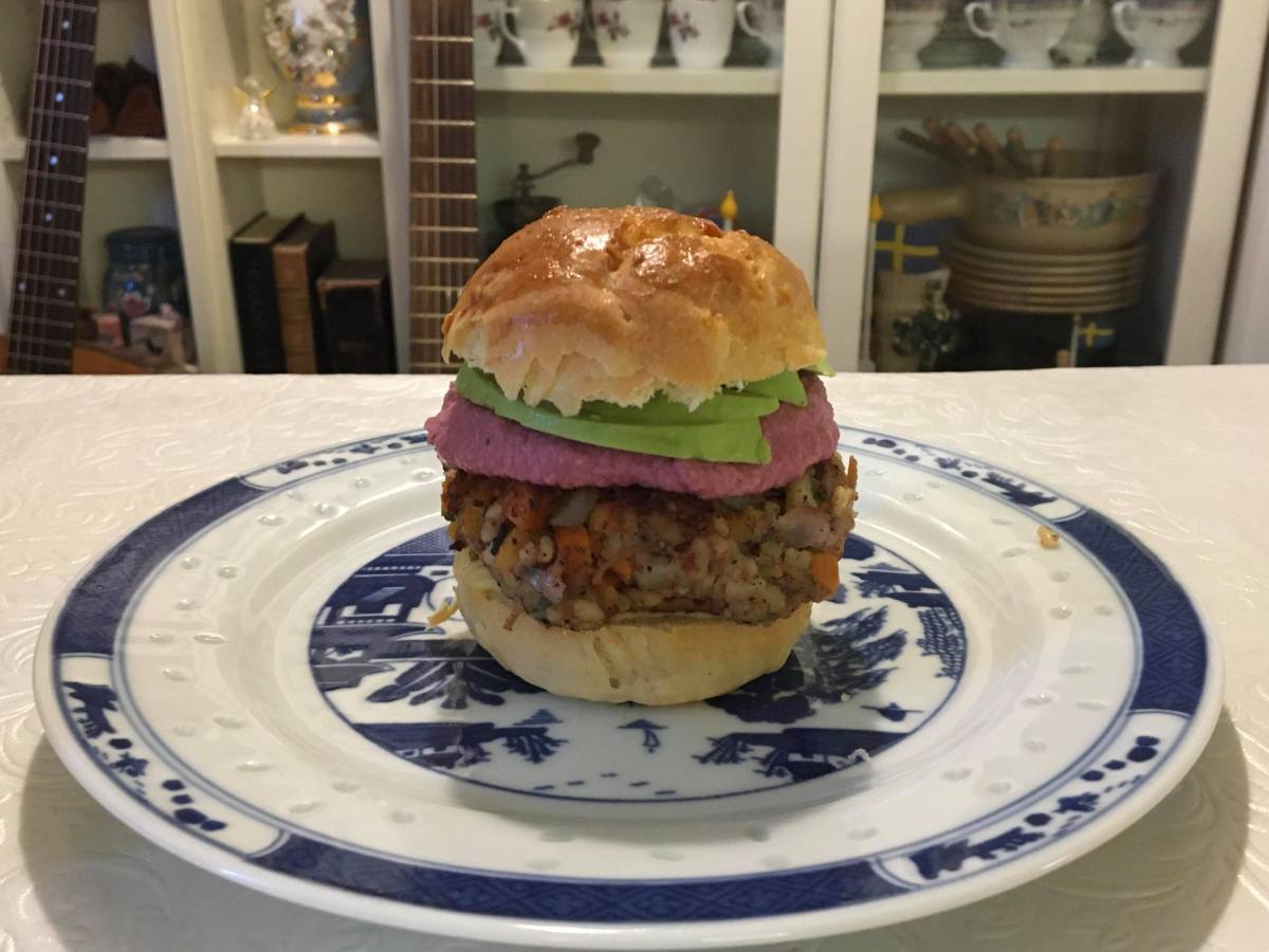 High Protein Vegan&nbsp;Burgers