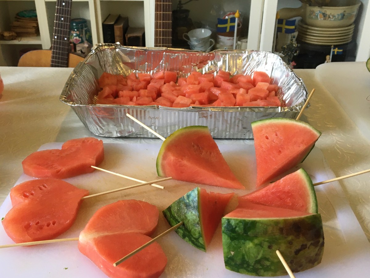 Watermelon Popsicles and Ice&nbsp;Cubes