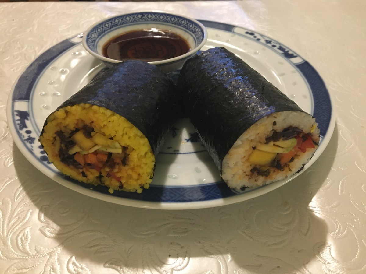 Rainbow Sushi Burritos