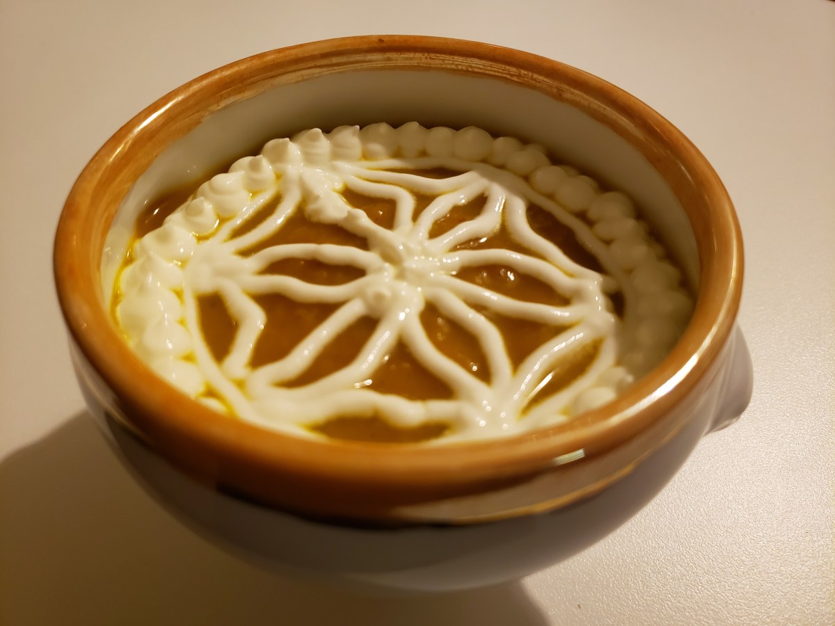 Roasted Pumpkin Soup with Sweet Potatoe and&nbsp;Chili