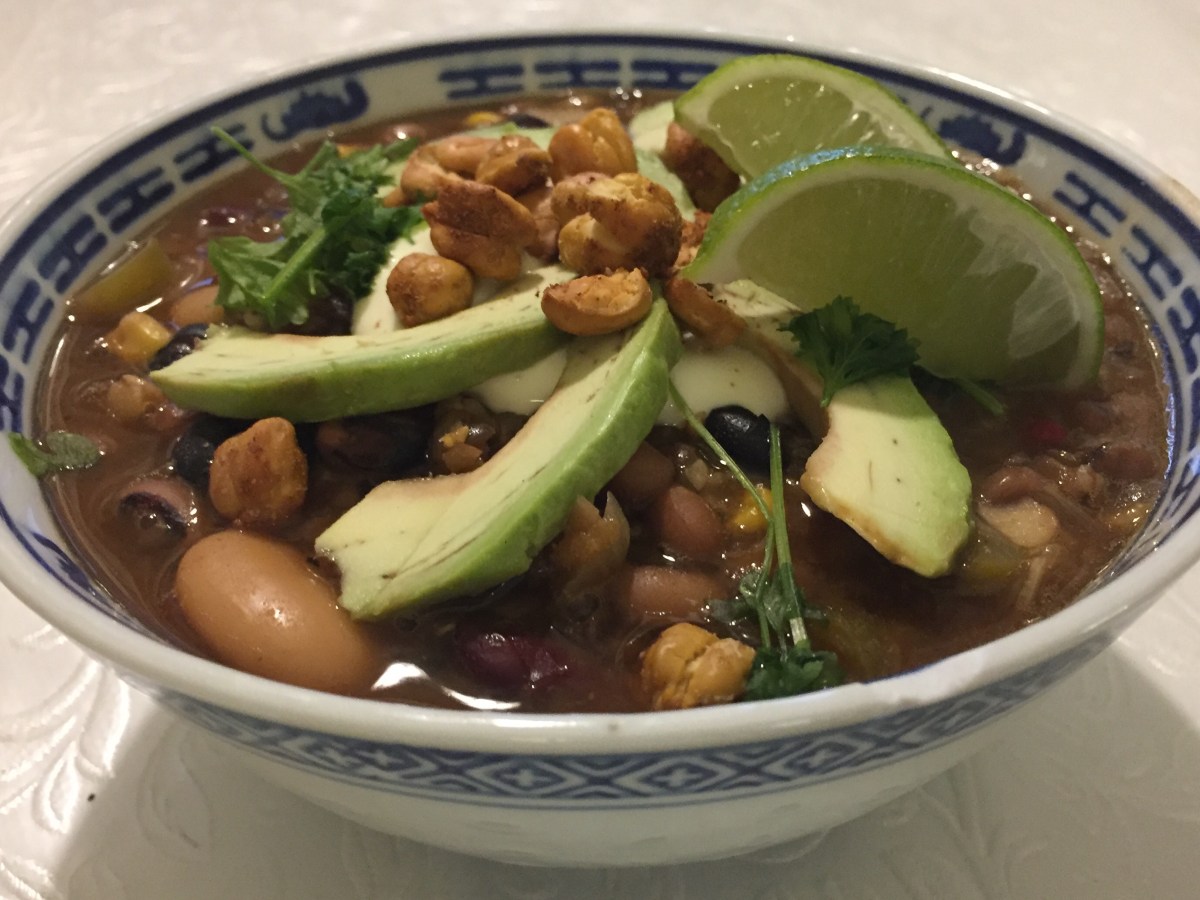 Protein-Packed Chili with Roasted&nbsp;Chickpeas