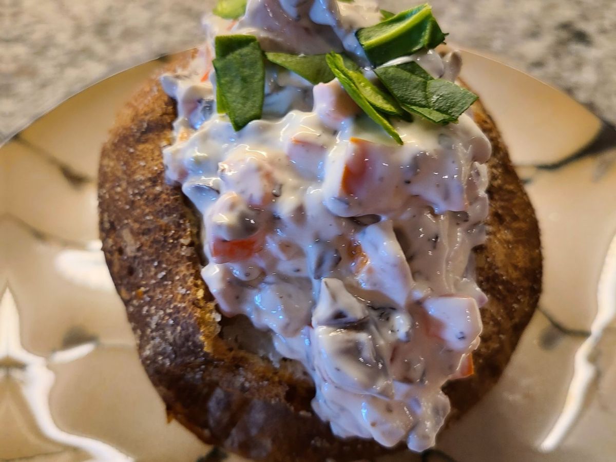 Swedish Baked Potatoes with Vegetarian&nbsp;Filling