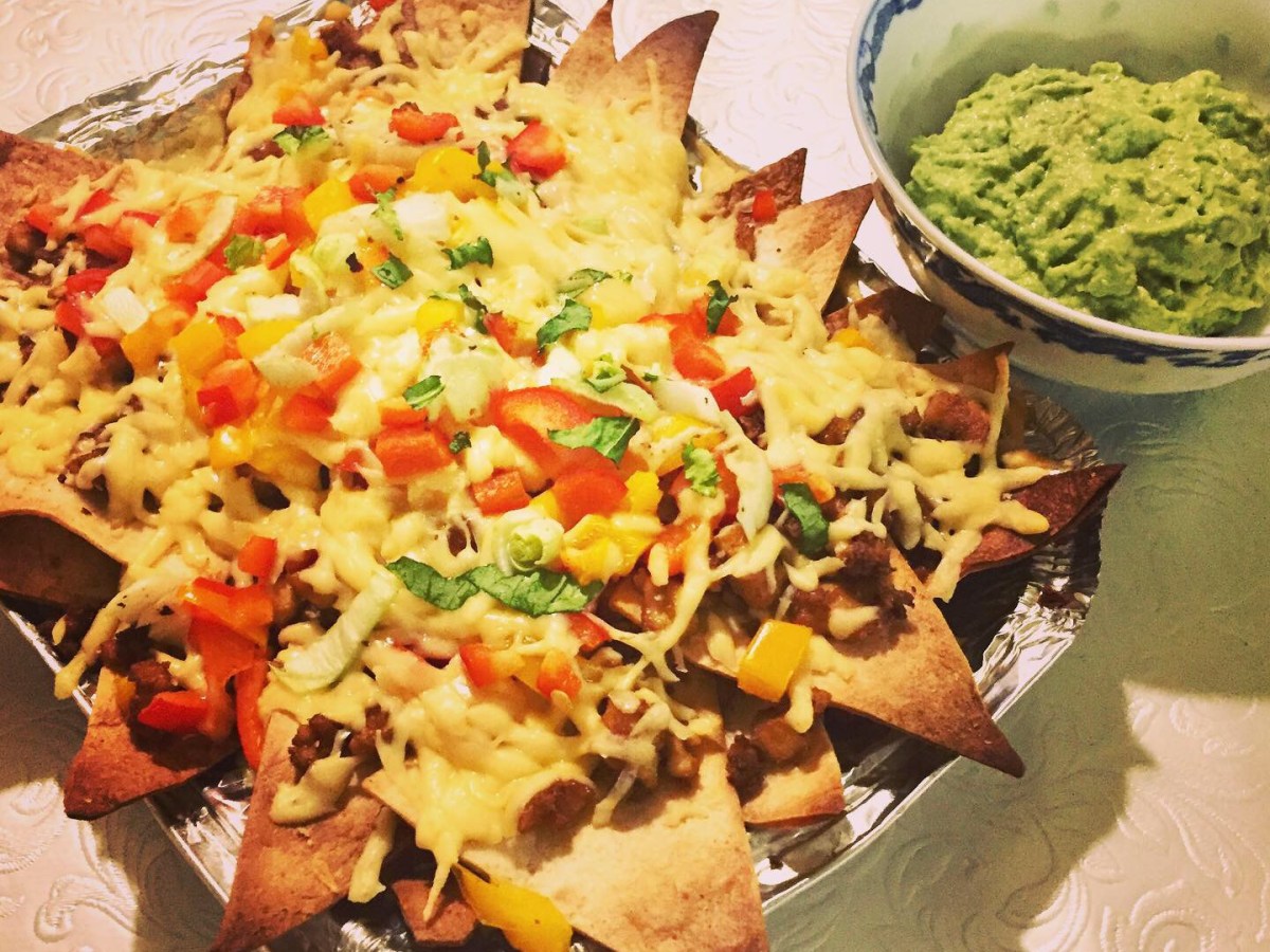 Vegetarian Nacho Platter with&nbsp;Tofu